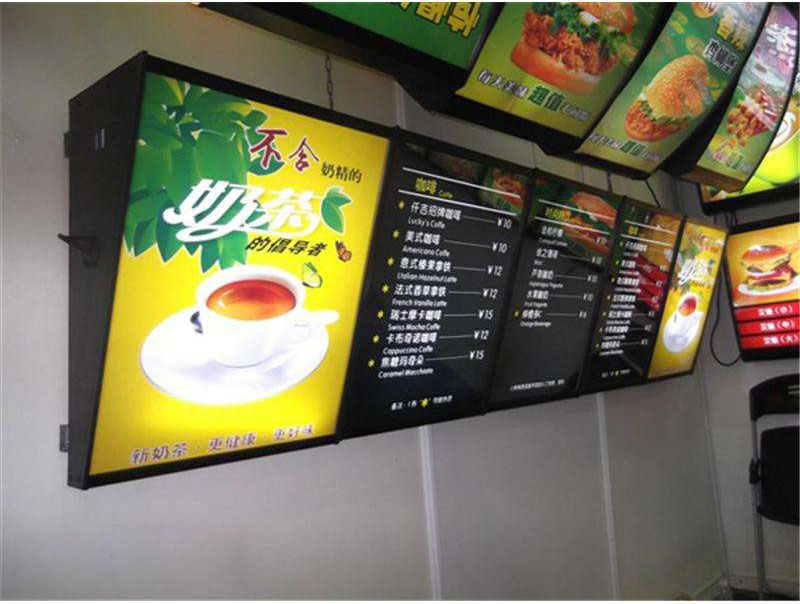 点餐灯箱
